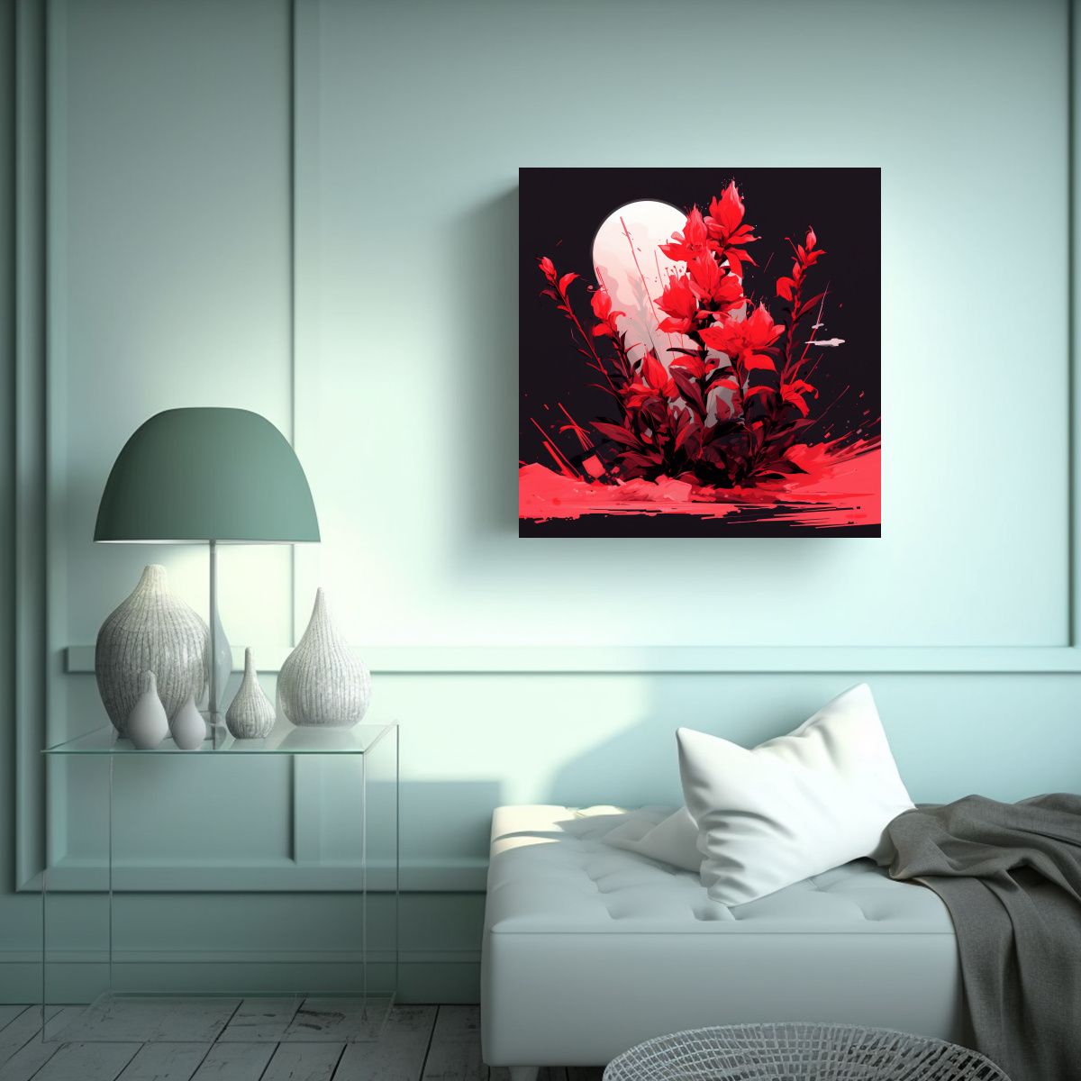 GENERICO - Cuadros Decorativos De Hierbas De Salvia En 80x80 Cm