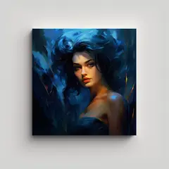 GENERICO - Tela Bastidor Moderno Colorido Estilo Emilia Wilk 70x70 Cm