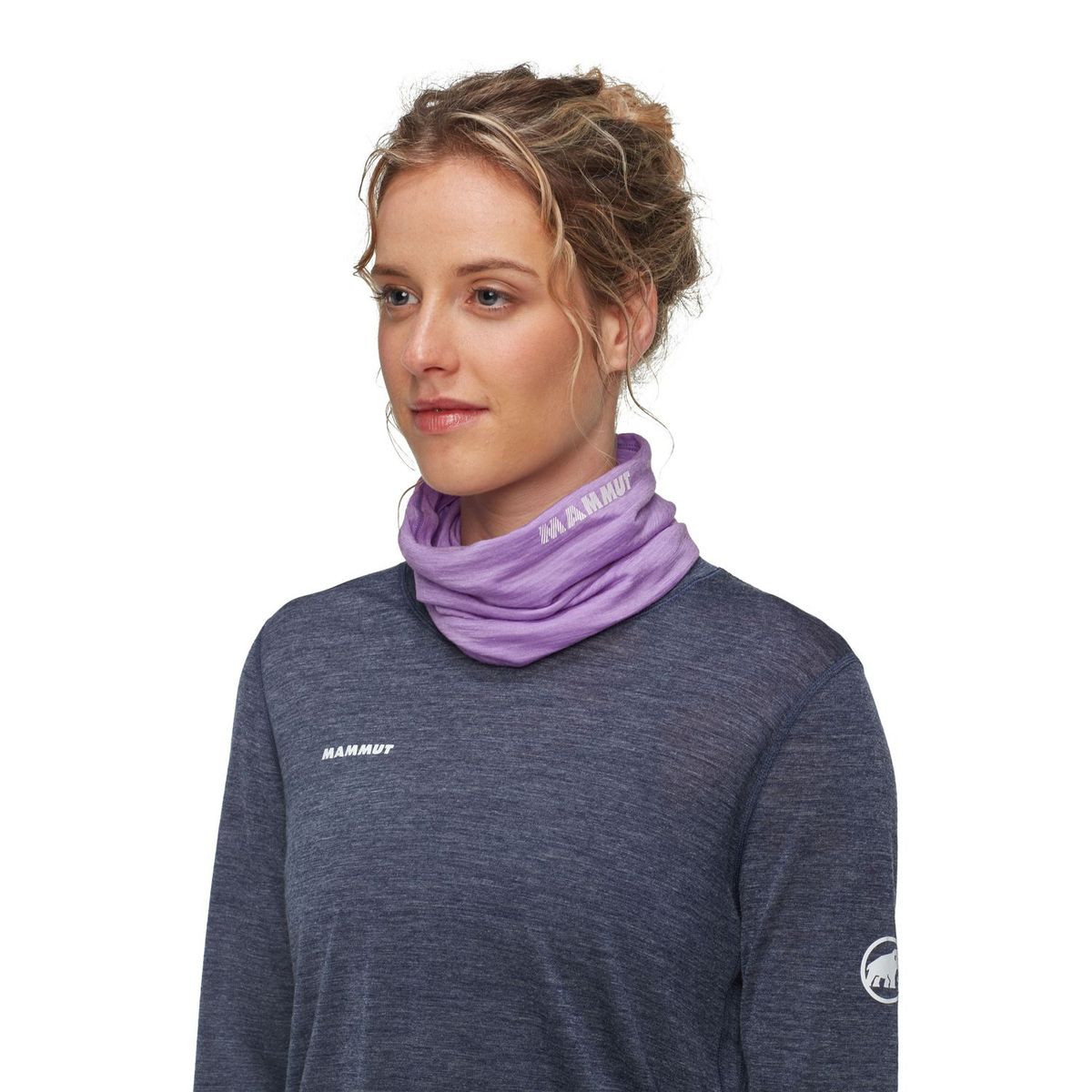 MAMMUT - Cuello Unisex Tree Wool Morado Mammut