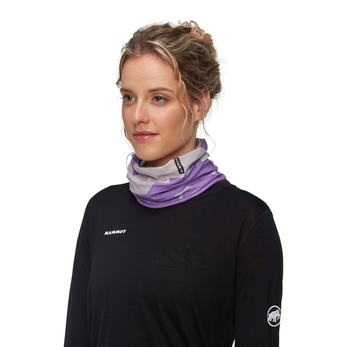 MAMMUT - Cuello Unisex Mammut Logo Morado Mammut