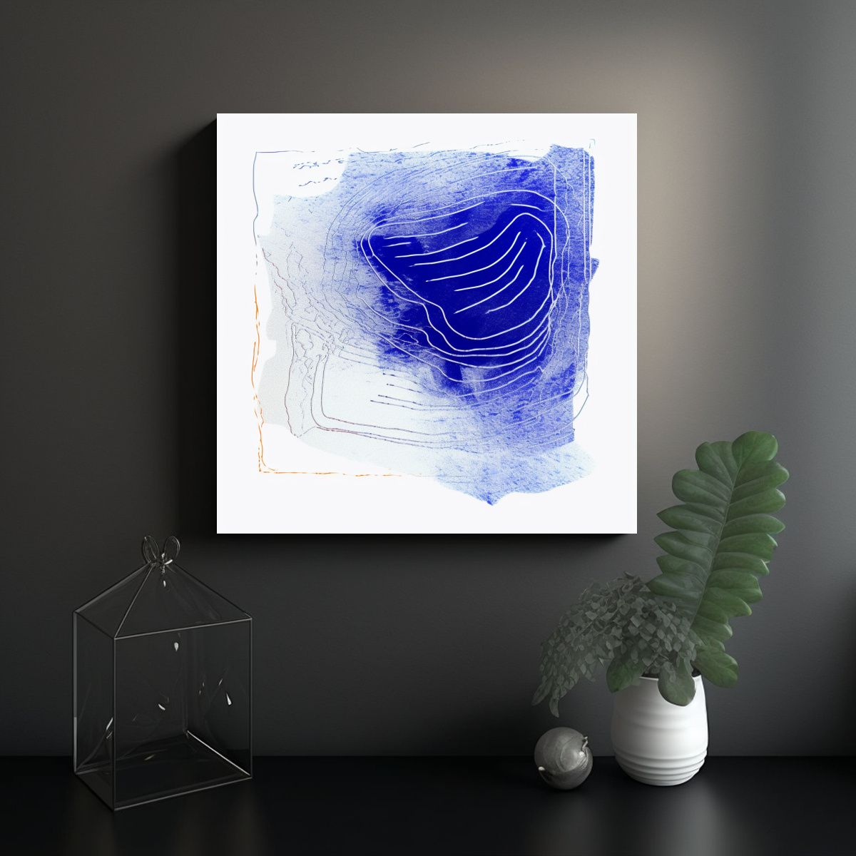 GENERICO - Pintura De Zorro Creativa Para Decorar Paredes 90x90 Cm