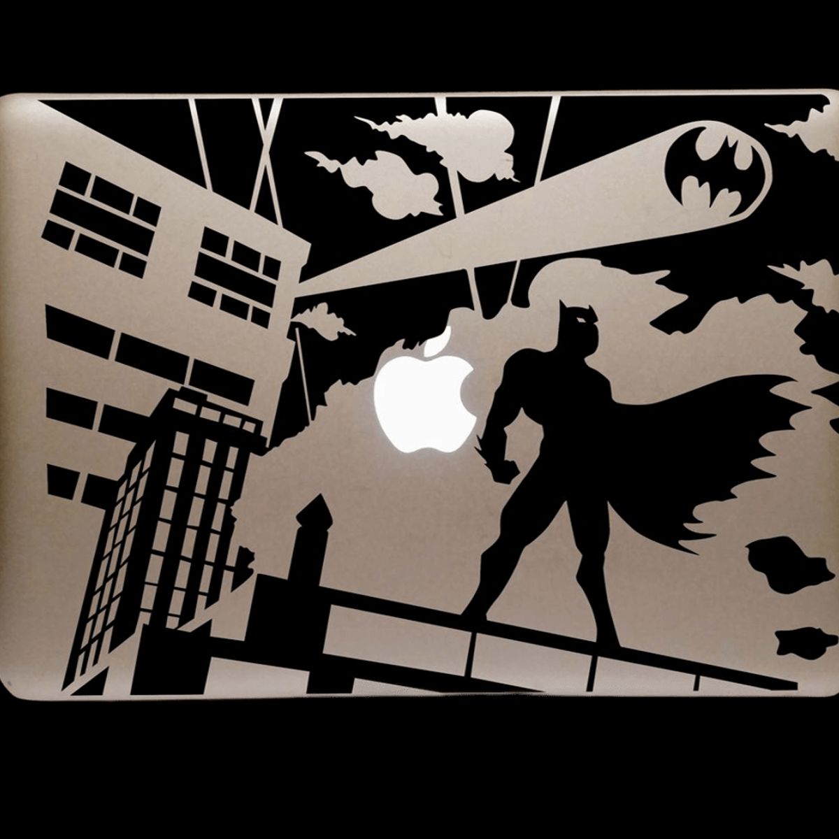 GENERICO - Sticker Decorativo Para Notebook Batman Adhesivo