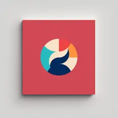 GENERICO - Pinturas Decorativas Minimalistas Figura 90x90 Cm