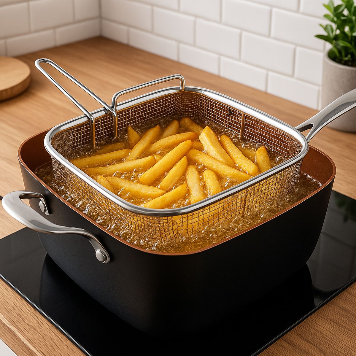 MARMICOC - Olla Sarten Freidora Multiuso 4 Litros Marca Marmicoc