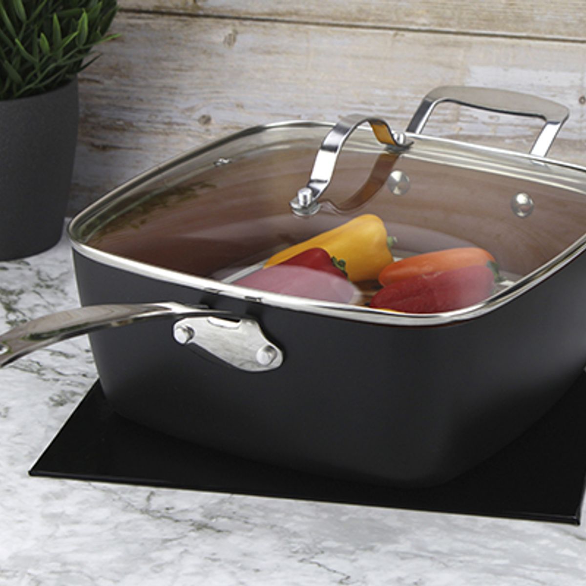 MARMICOC - Olla Sarten Freidora Multiuso 4 Litros Marca Marmicoc