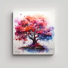 GENERICO - Arte De Pared Decorativo Equilibrio Visual 70x70 Cm.