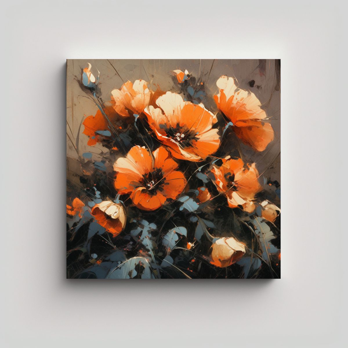 GENERICO - Lienzo De Tela Con Fotografía Personalidad 80x80 Cm