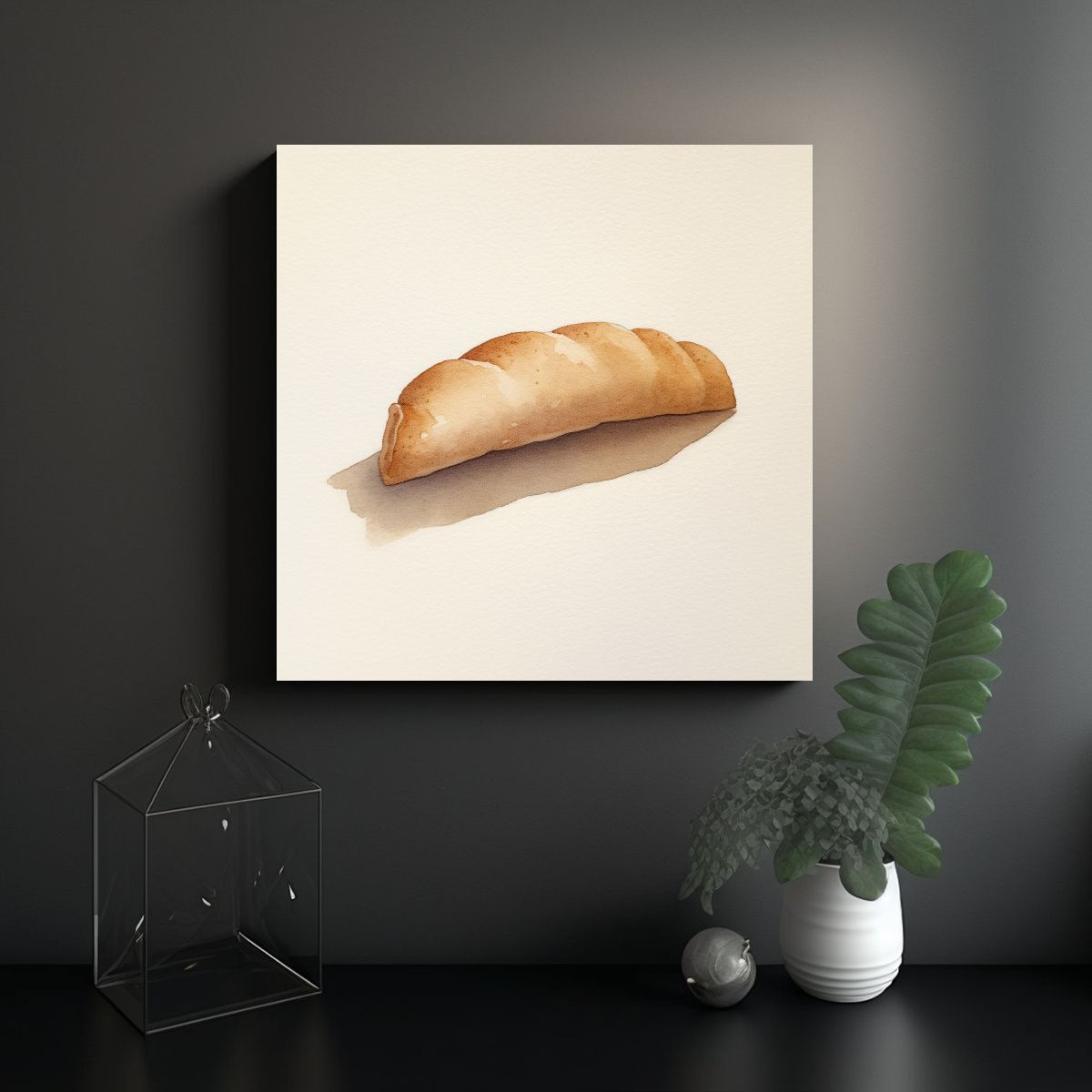 GENERICO - Pinturas Decorativas En Acuarela Con Diseño 90x90 Cm