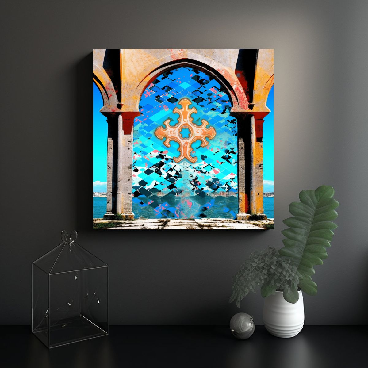 GENERICO - Cuadros Decorativos De Fotografía Belleza 70x70 Cm.