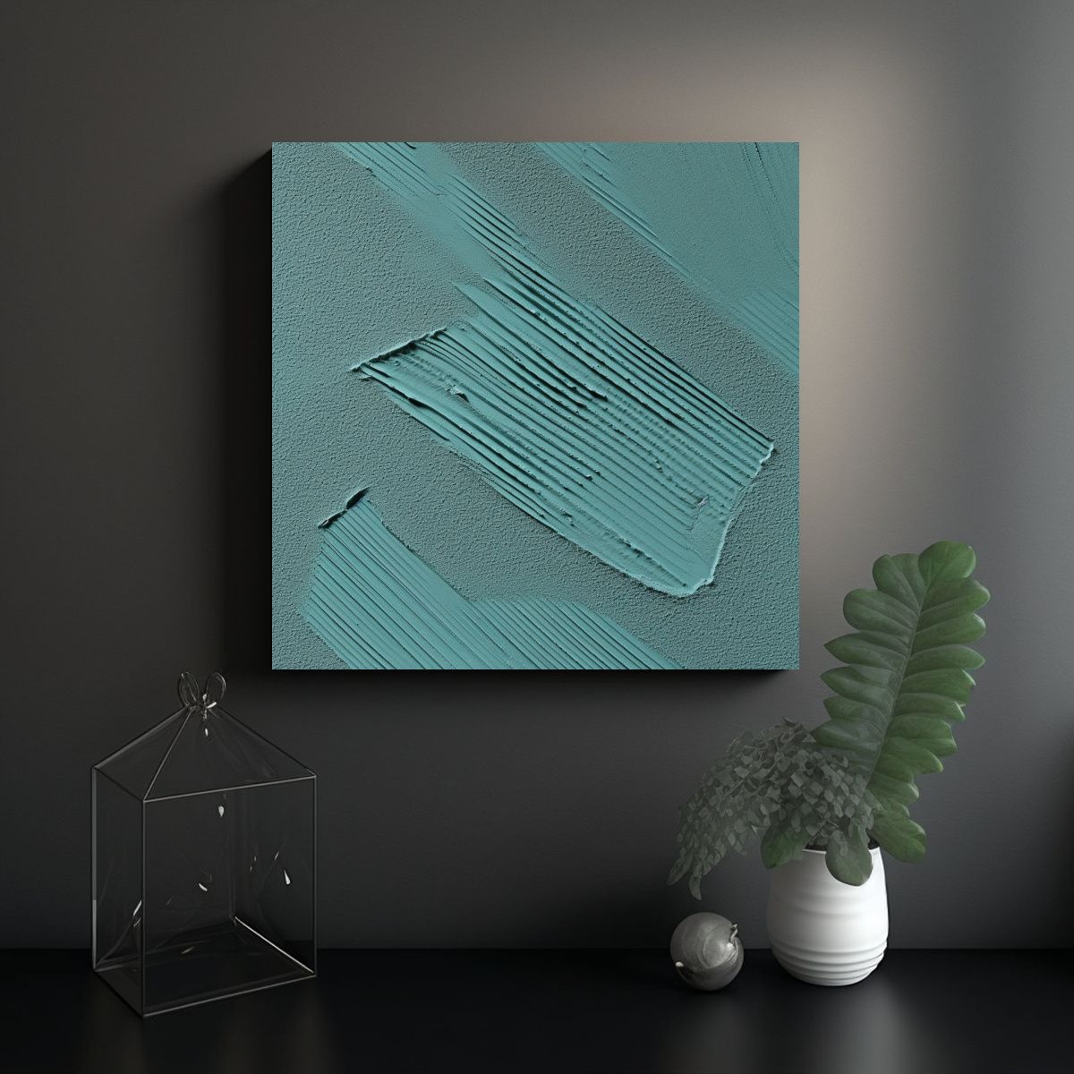 GENERICO - Pinturas Decorativas En Lienzo Moderno 70x70 Cm