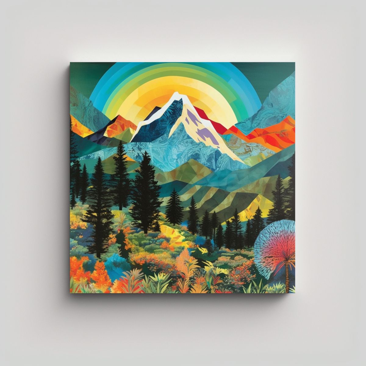 GENERICO - Pintura Fotográfica Decorativa De Alta Calidad 90x90 Cm