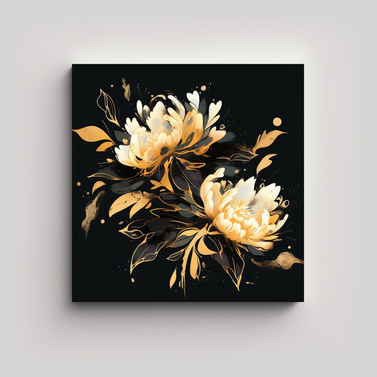 GENERICO - Pintura Decorativa Intensa En Estilo Neonoir Con 80x80 Cm.