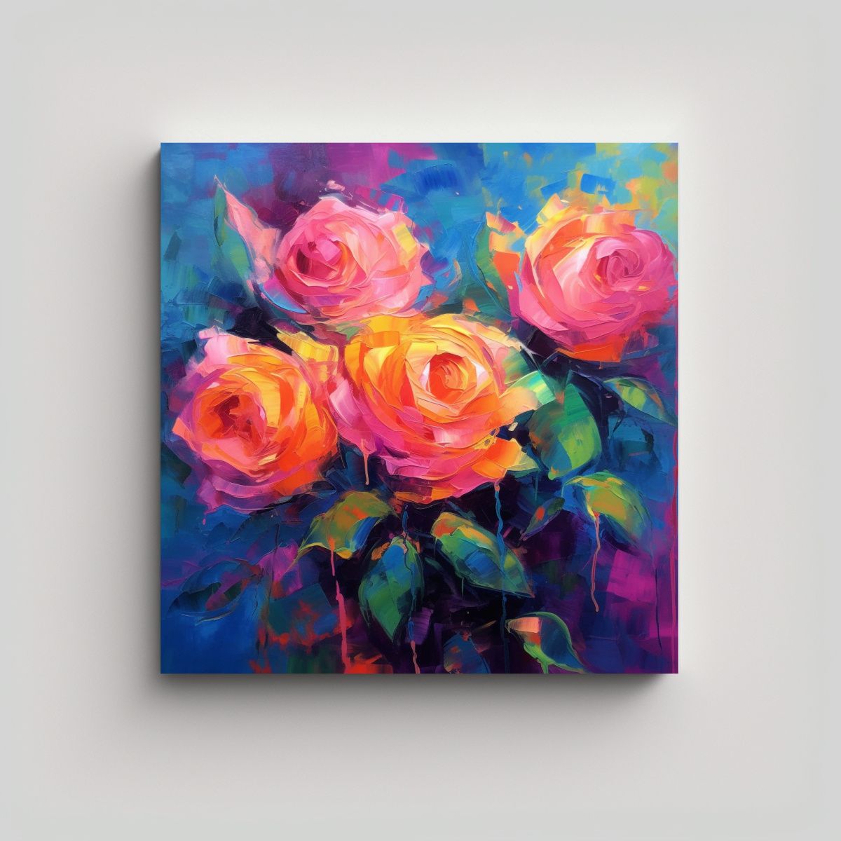 GENERICO - Arte Pop Moderno De Pared Impresionismo 90x90 Cm