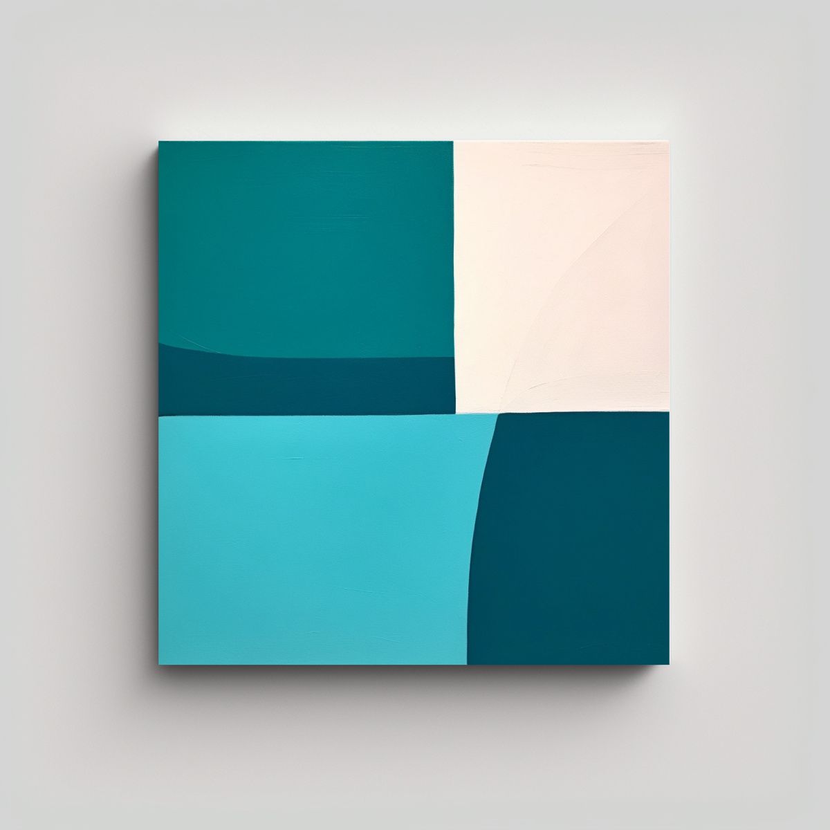 GENERICO - Cuadro Acrylic Moderno Minimalista Expresando 80x80 Cm