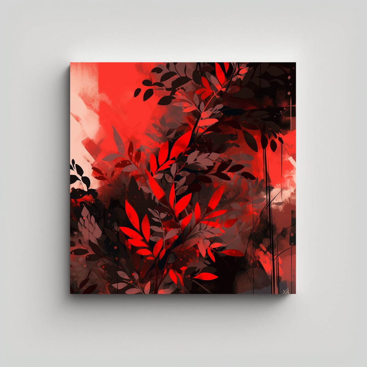 GENERICO - Pintura Decorativa Enigmática Con Atmosfera 80x80 Cm