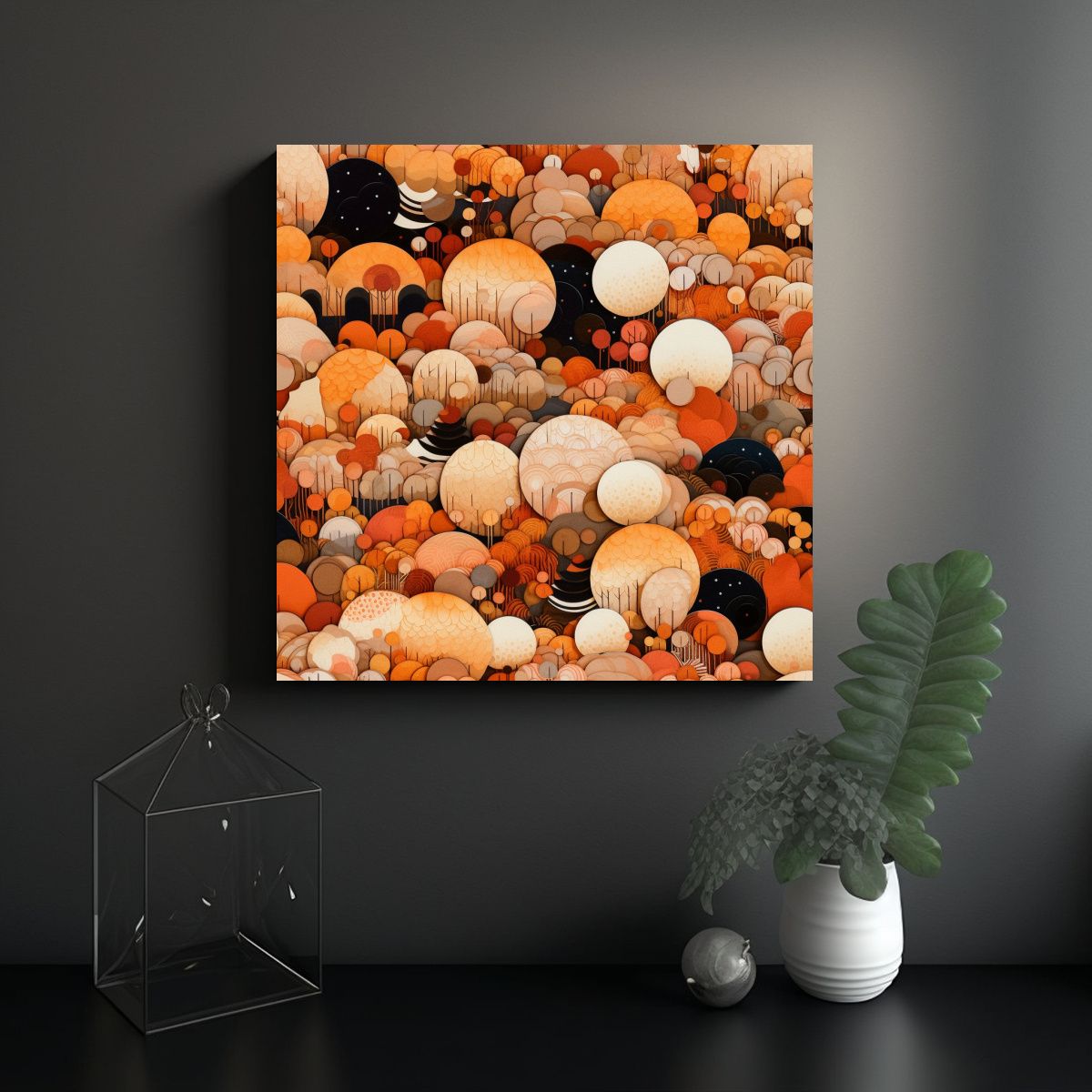 GENERICO - Pinturas Decorativas Estilo Galería Para 70x70 Cm