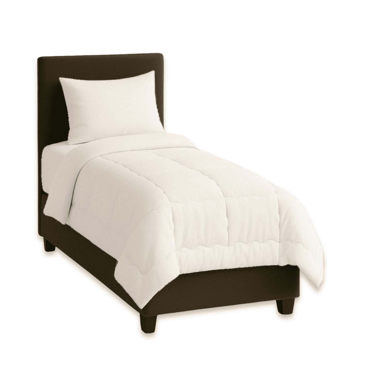 GUIZA - Plumón Edredón Nórdico 1 Plaza 150x200 100% Algodón Guiza