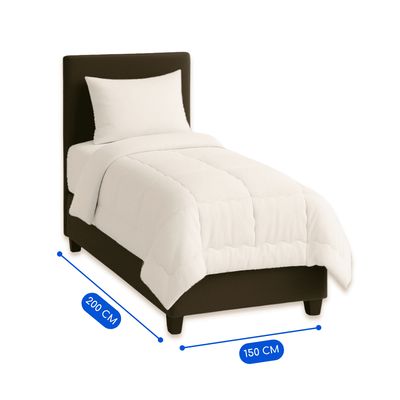 Imagen 2 del producto Plumón Edredón Nórdico 1 Plaza 150x200 100% Algodón