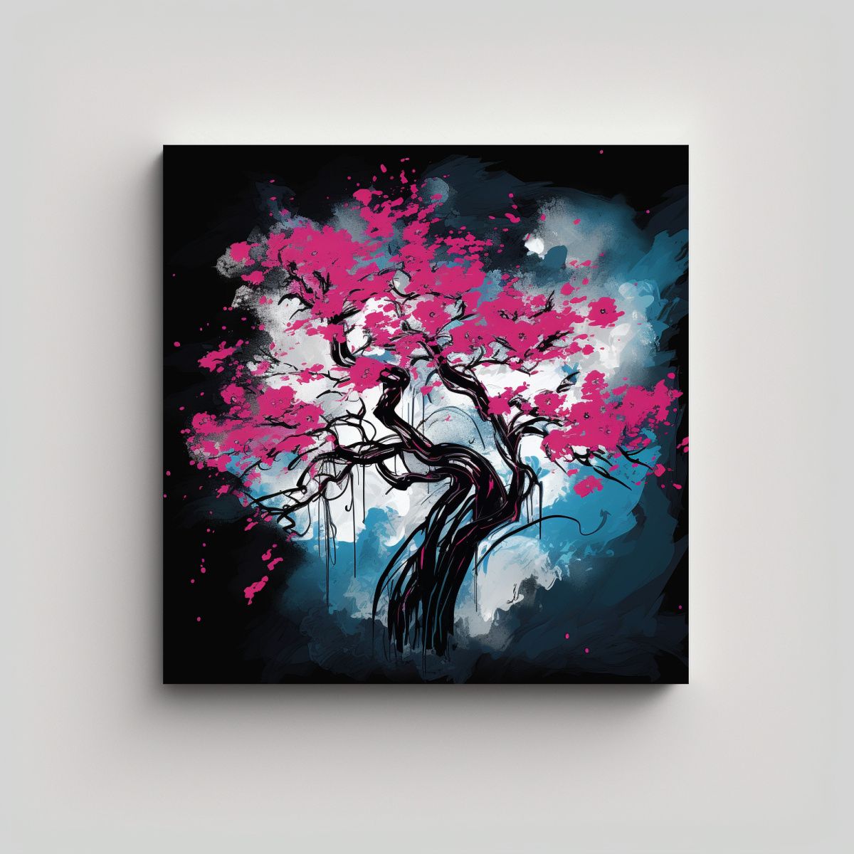 GENERICO - Cuadro Decorativo Inspiración Rectangular Con 90x90 Cm