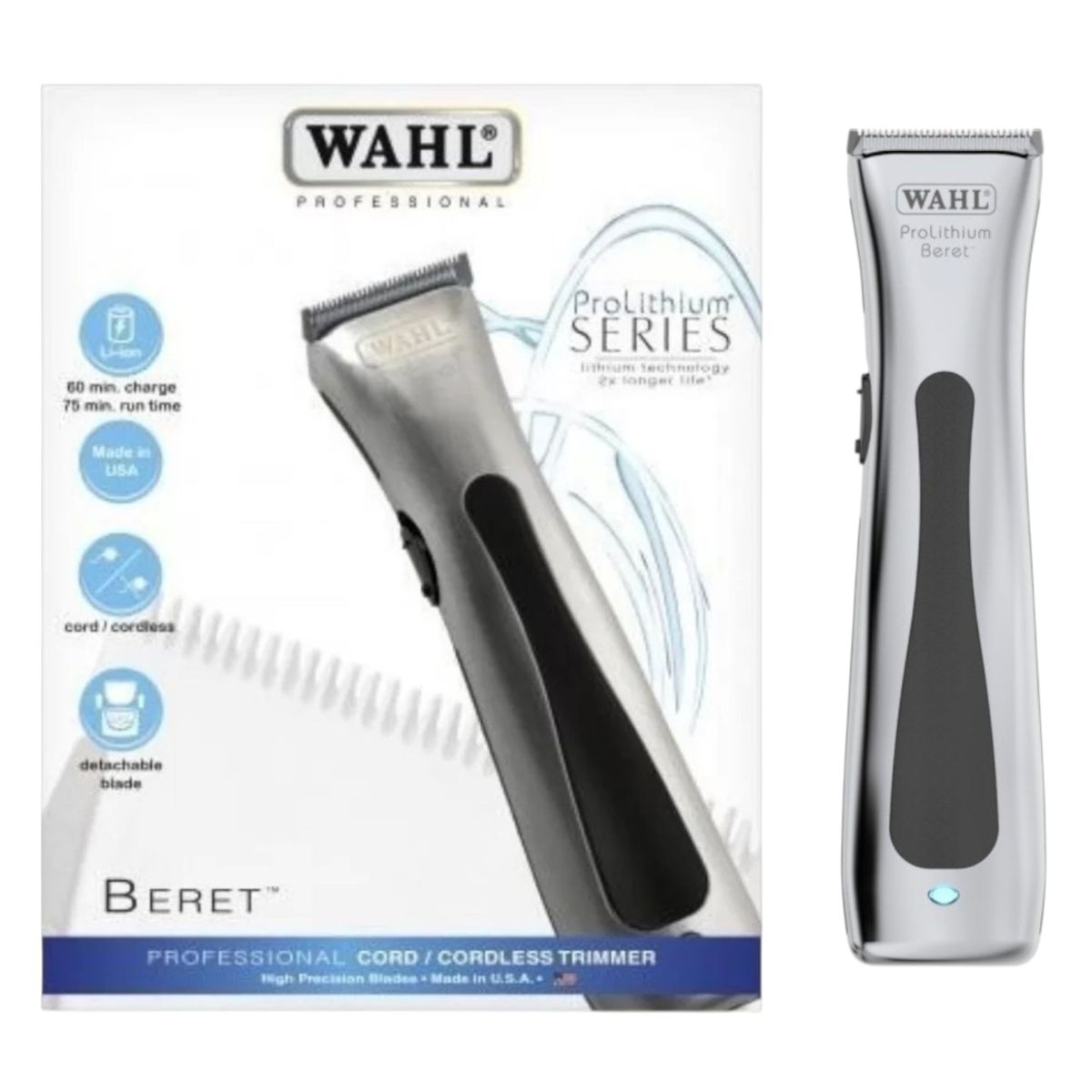 WAHL - Maquina Cortapelo Wahl Cordless Beret Trimmer Inalambrica