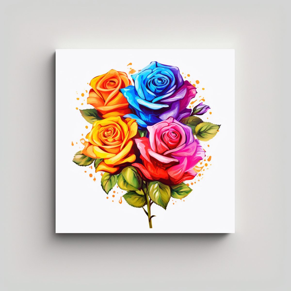 GENERICO - Cuadro Decorativo 4K HD Composición De 80x80 Cm