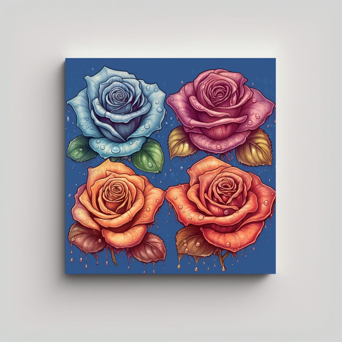 GENERICO - Set De Cuadros Minimalistas De Arte Moderno Con 90x90 Cm