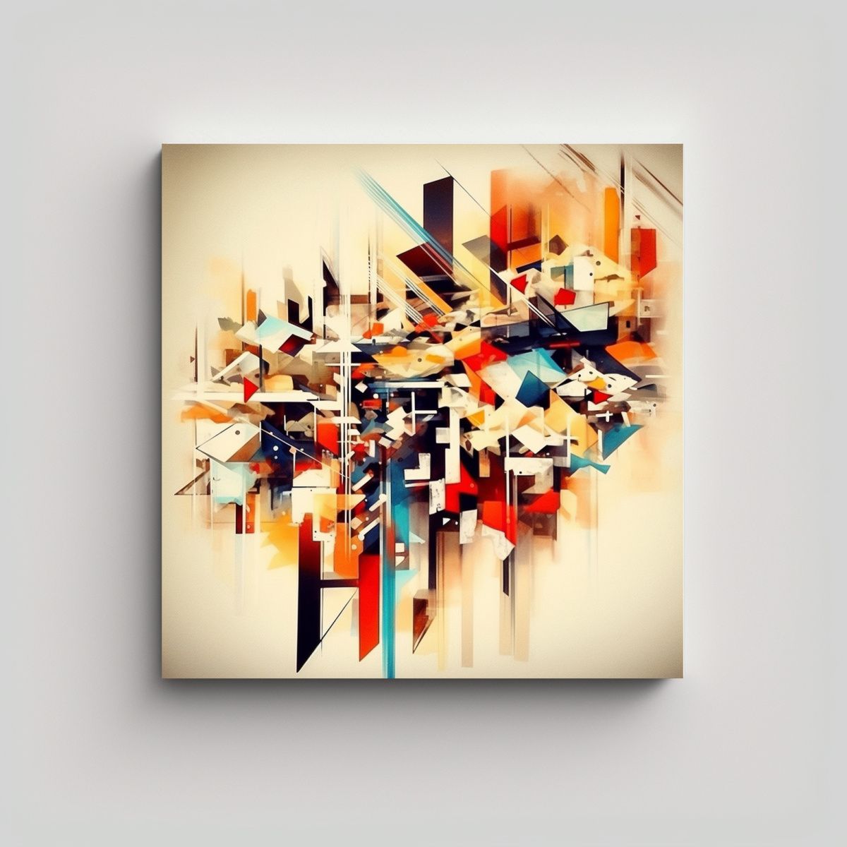 GENERICO - Pinturas Decorativas Abstractas De La Naturaleza 80x80 Cm.