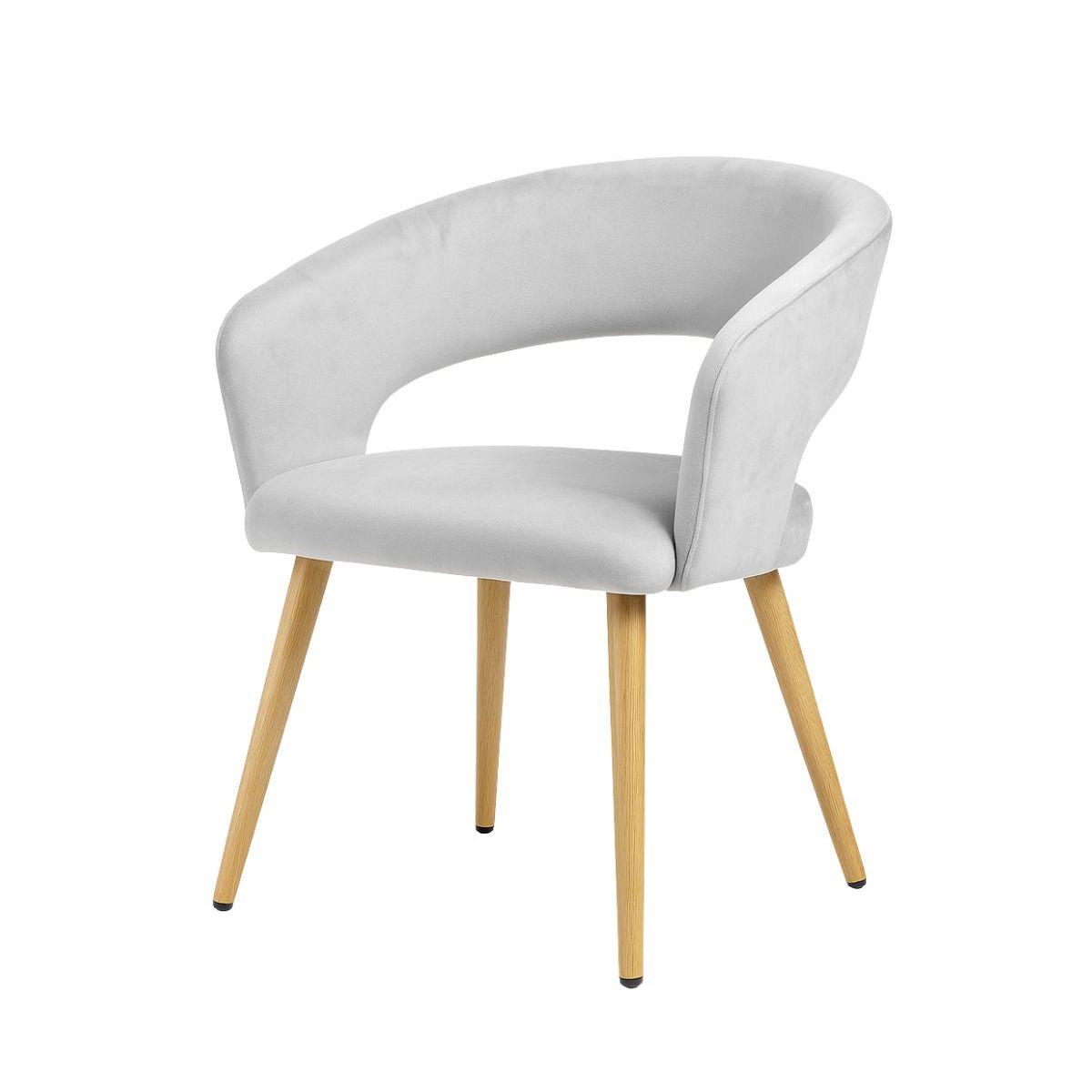 HABITA2 CHILE - Sitial Florencia Patas Simil Madera - Gris