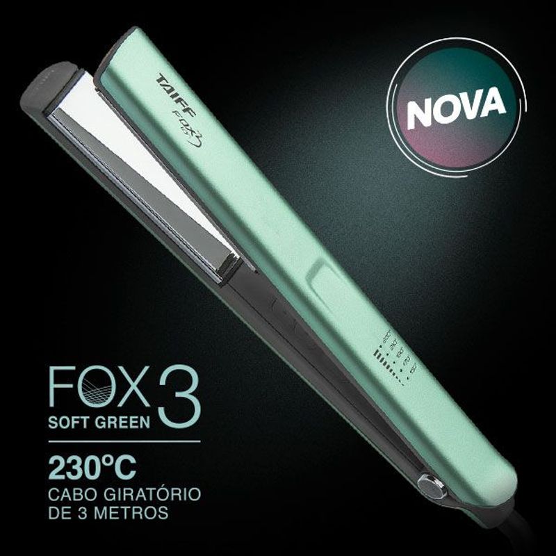 TAIFF - PLANCHA FOX ION 3 SOFT GREEN BIV TAIFF