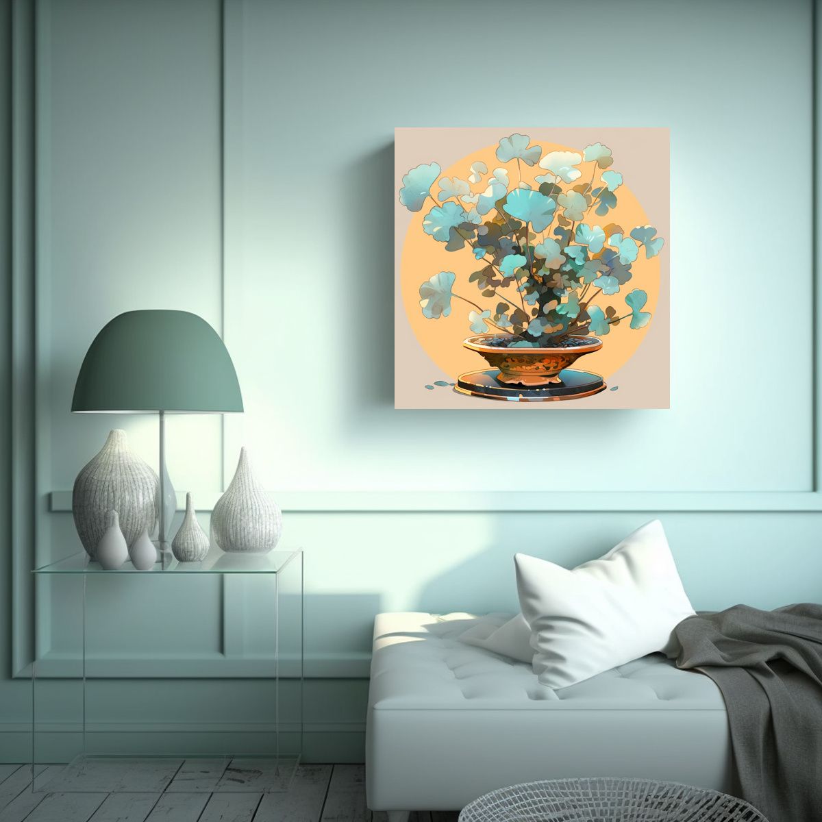 GENERICO - Pinturas Decorativas De Atmósfera Neonoir Con 80x80 Cm