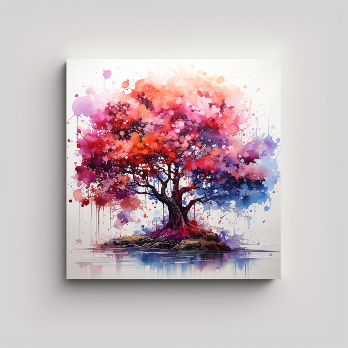 GENERICO - Arte De Pared Decorativo Equilibrio Visual 80x80 Cm