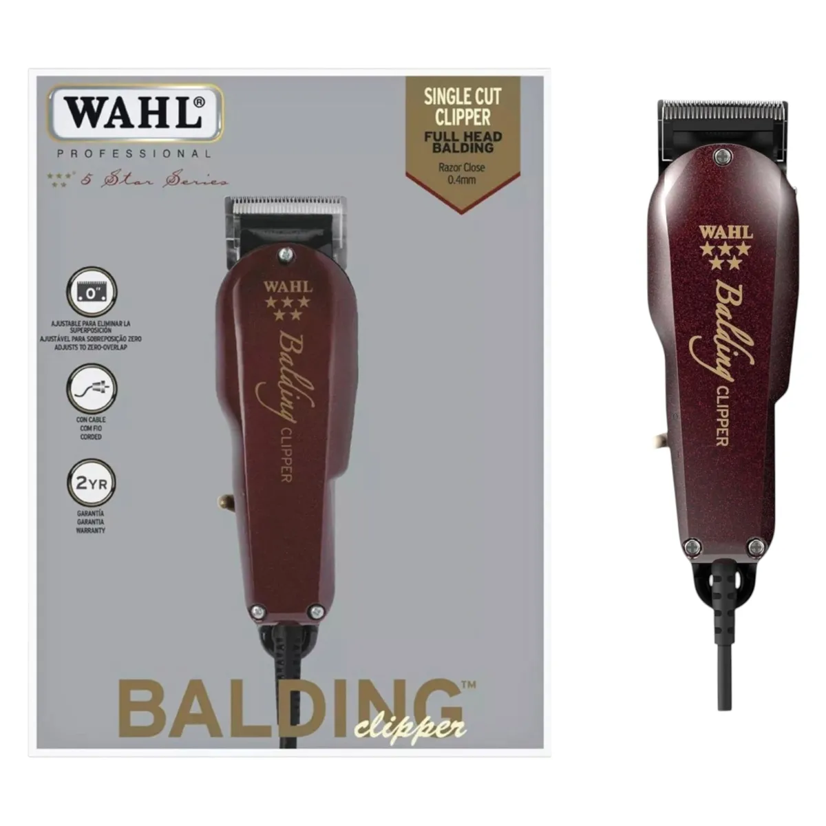 WAHL - Maquina Cortapelo Wahl Balding Con Cable