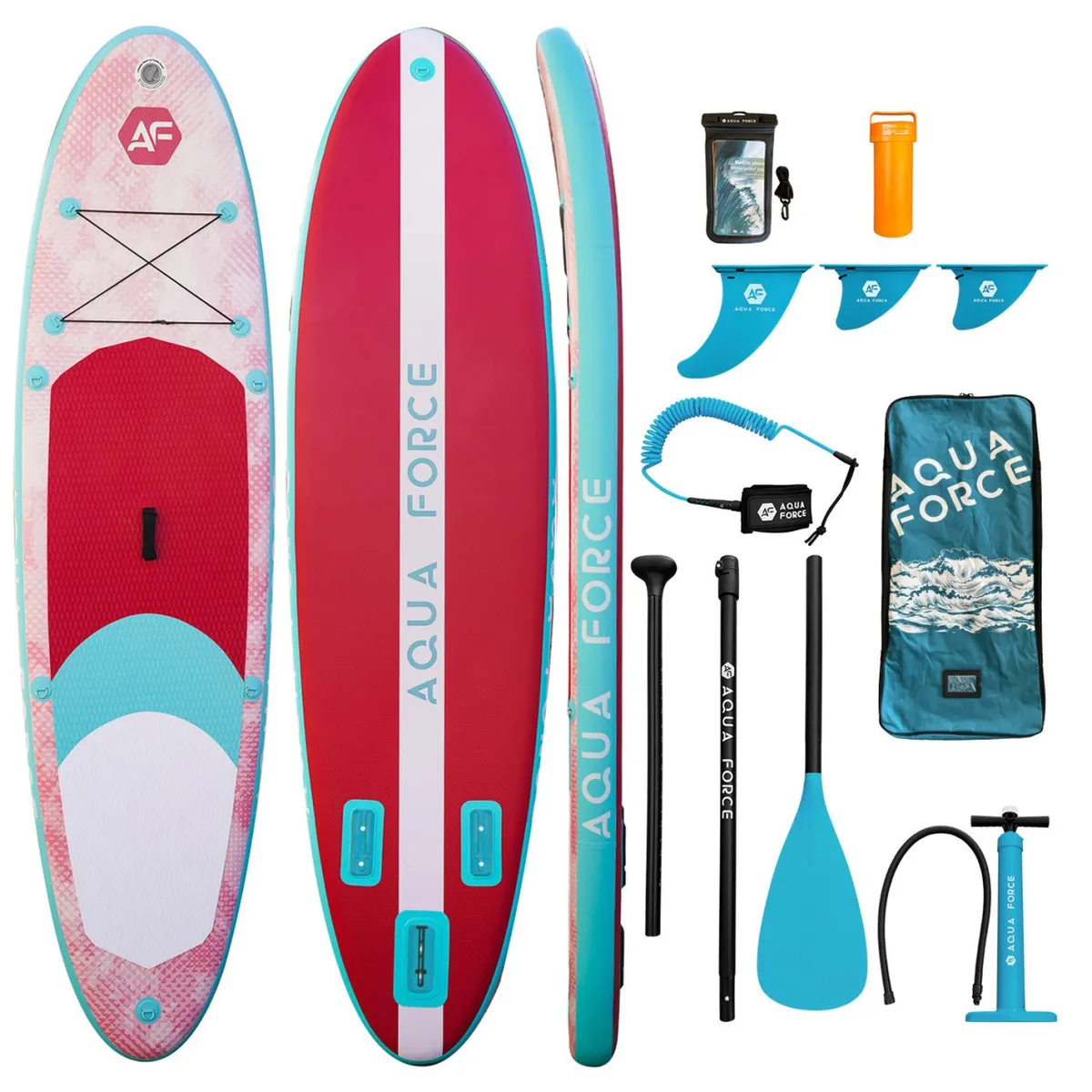 AQUA FORCE - Stand Up Paddle Aqua Force Board Inflable 106 - Rosa