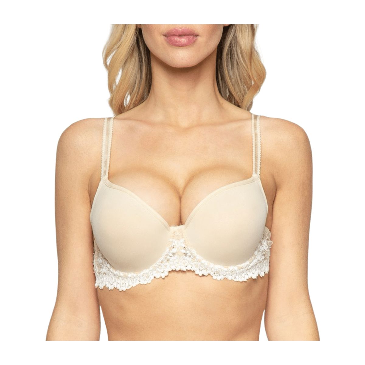 LADY GENNY - Sostén Microfibra Encaje Copa C