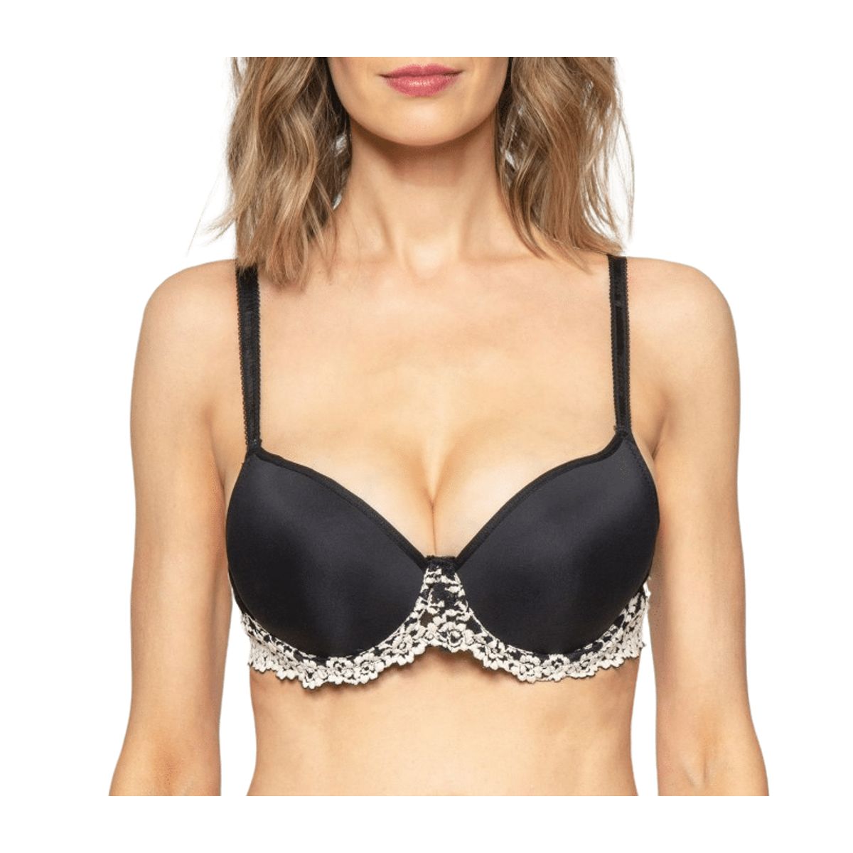 LADY GENNY - Sostén Microfibra Encaje Copa C