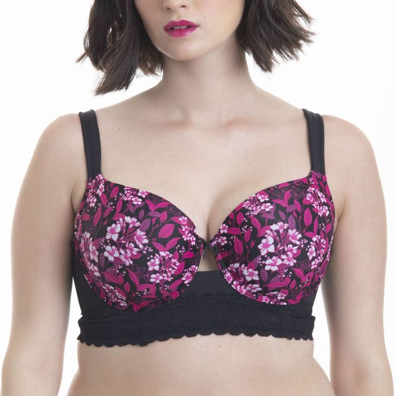 LADY GENNY - Bralette Microfibra Y Encaje Con Soft