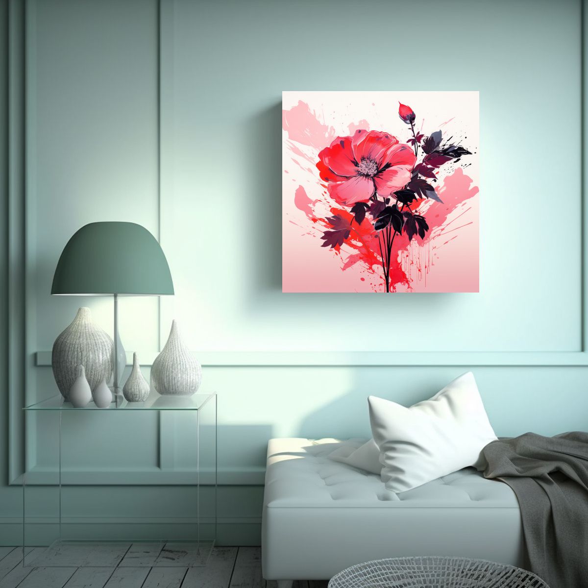 GENERICO - Pinturas Decorativas Con Ambiente Neonoir En 80x80 Cm.