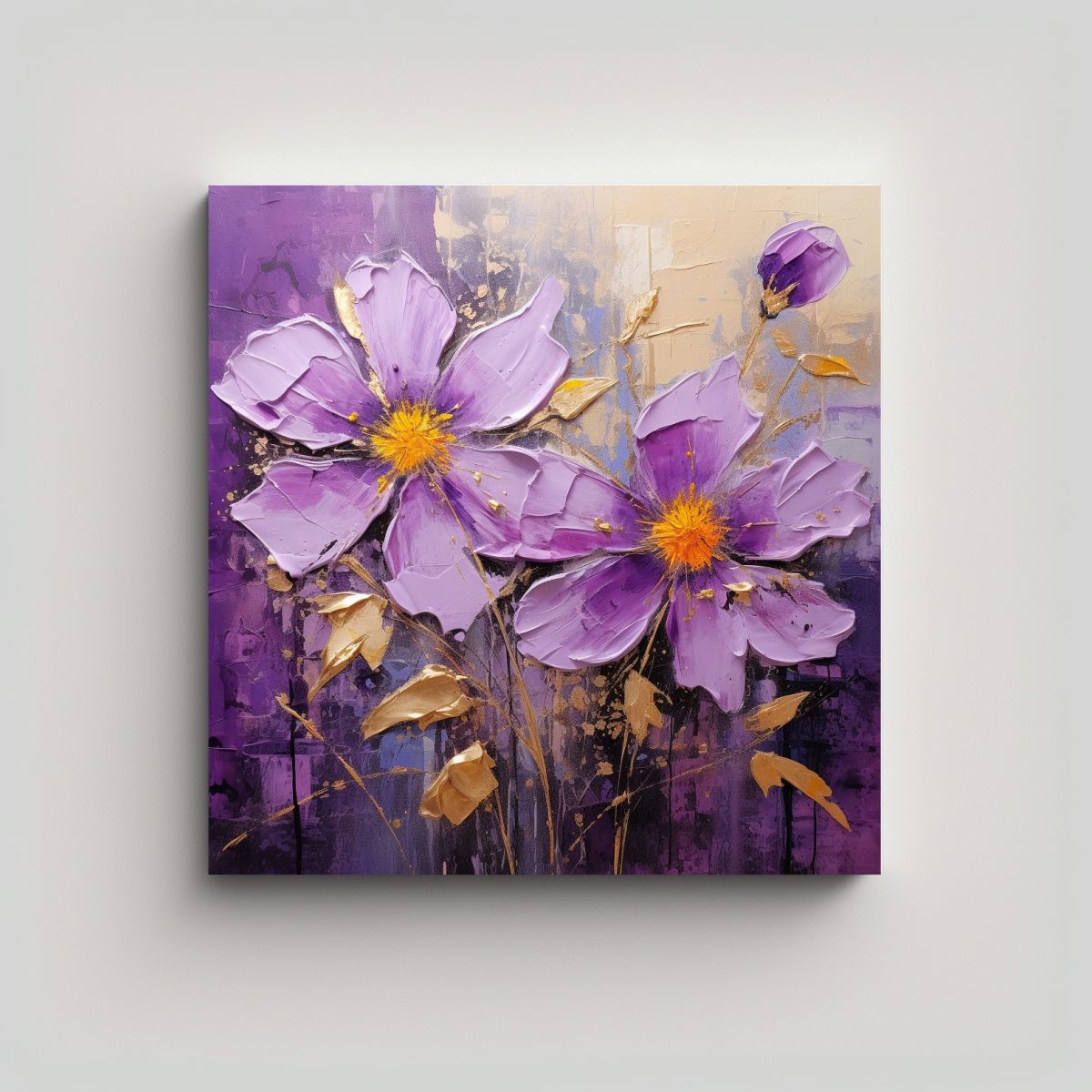 GENERICO - Cuadro Decoración Naturaleza Viva Pintura De 80x80 Cm.