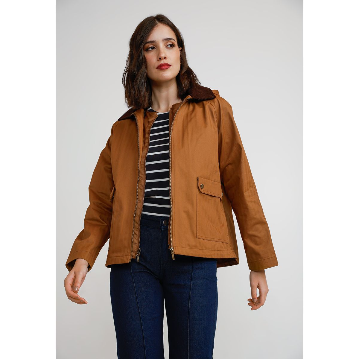 CANADIENNE - Parka 3 en 1 Mujer Agustina Camel