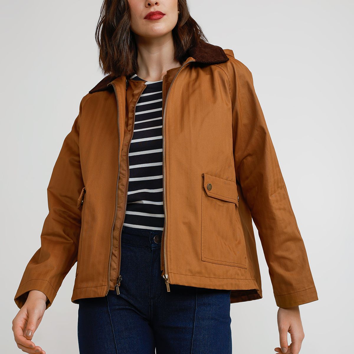 CANADIENNE - Parka 3 en 1 Mujer Agustina Camel