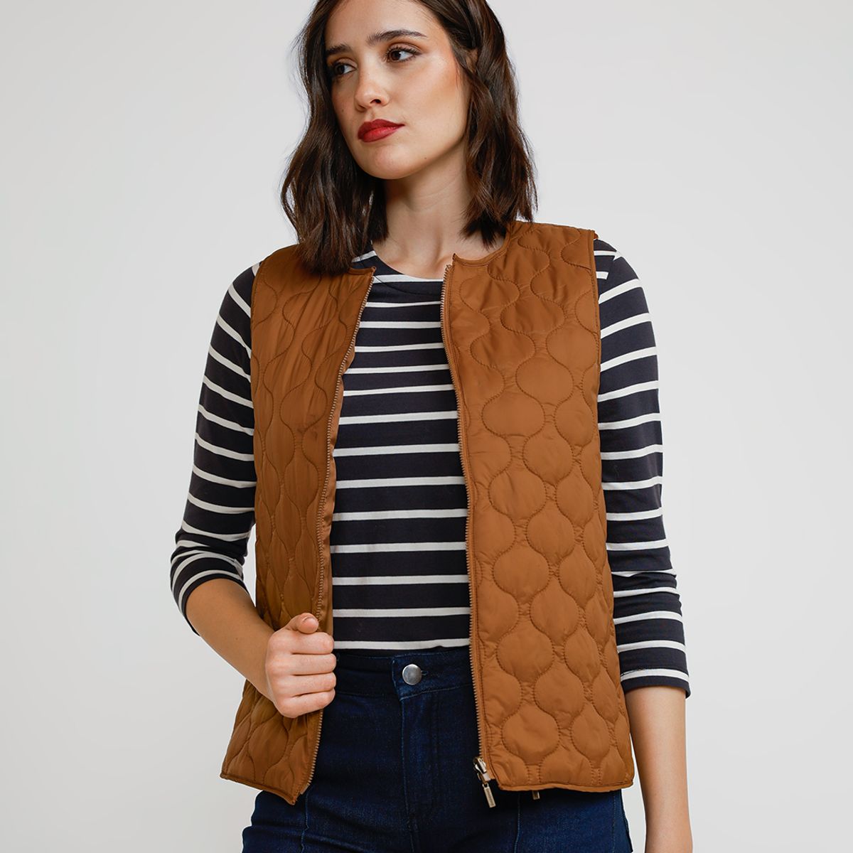 CANADIENNE - Parka 3 en 1 Mujer Agustina Camel