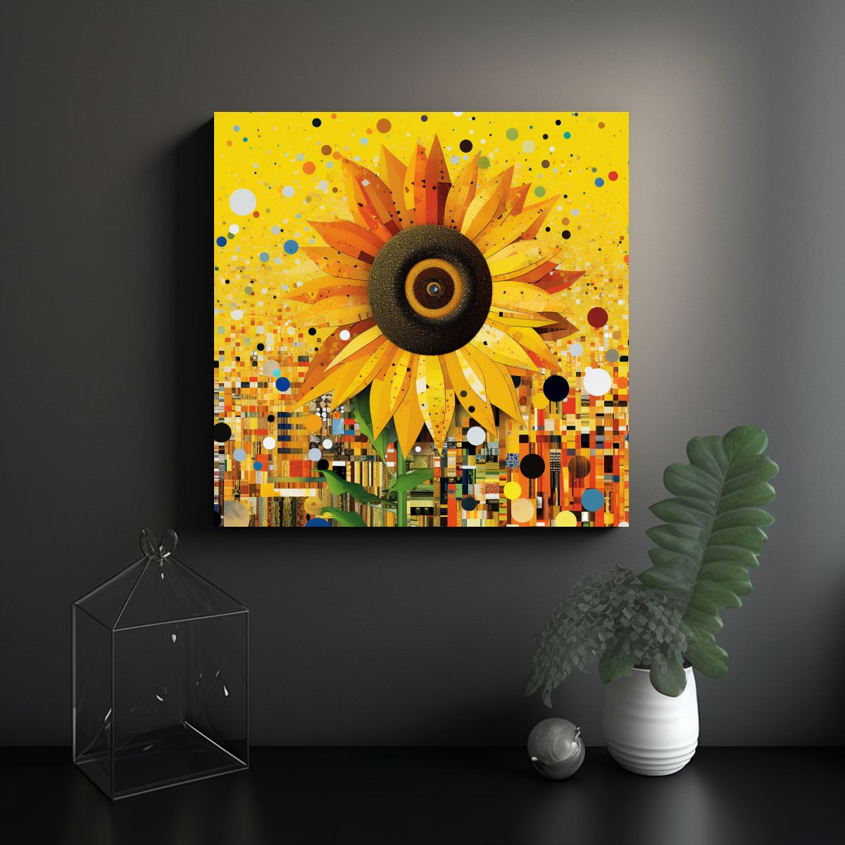 GENERICO - De Colorear Con Arte De Pared En Estilo Dan 70x70 Cm