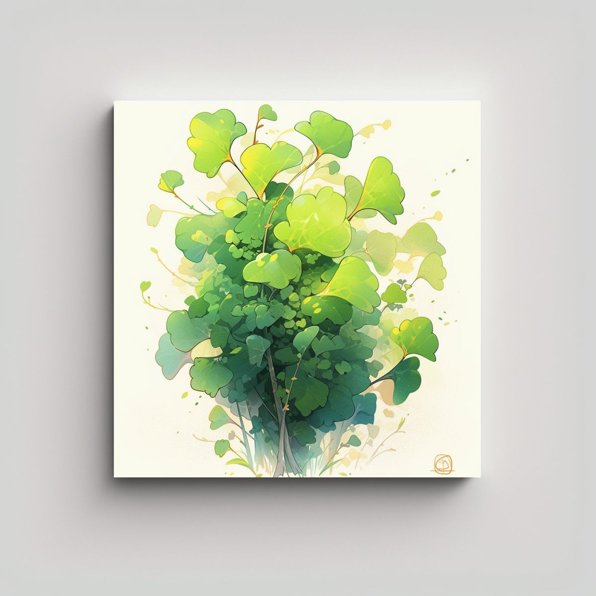 GENERICO - Pinturas De Decoración Para Oficina Con árbol 70x70 Cm