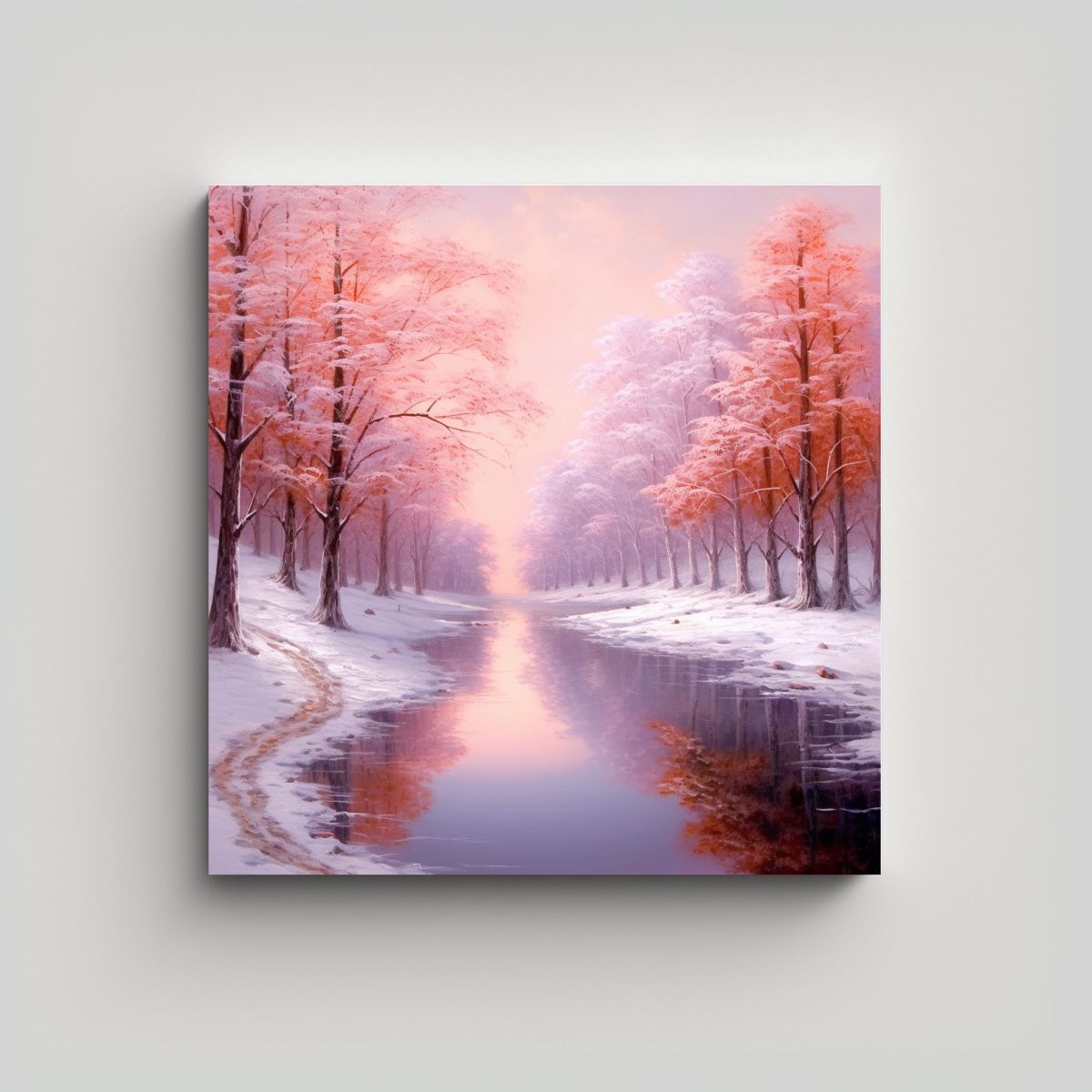 GENERICO - Pinturas Románticas De Visión Realista De 80x80 Cm