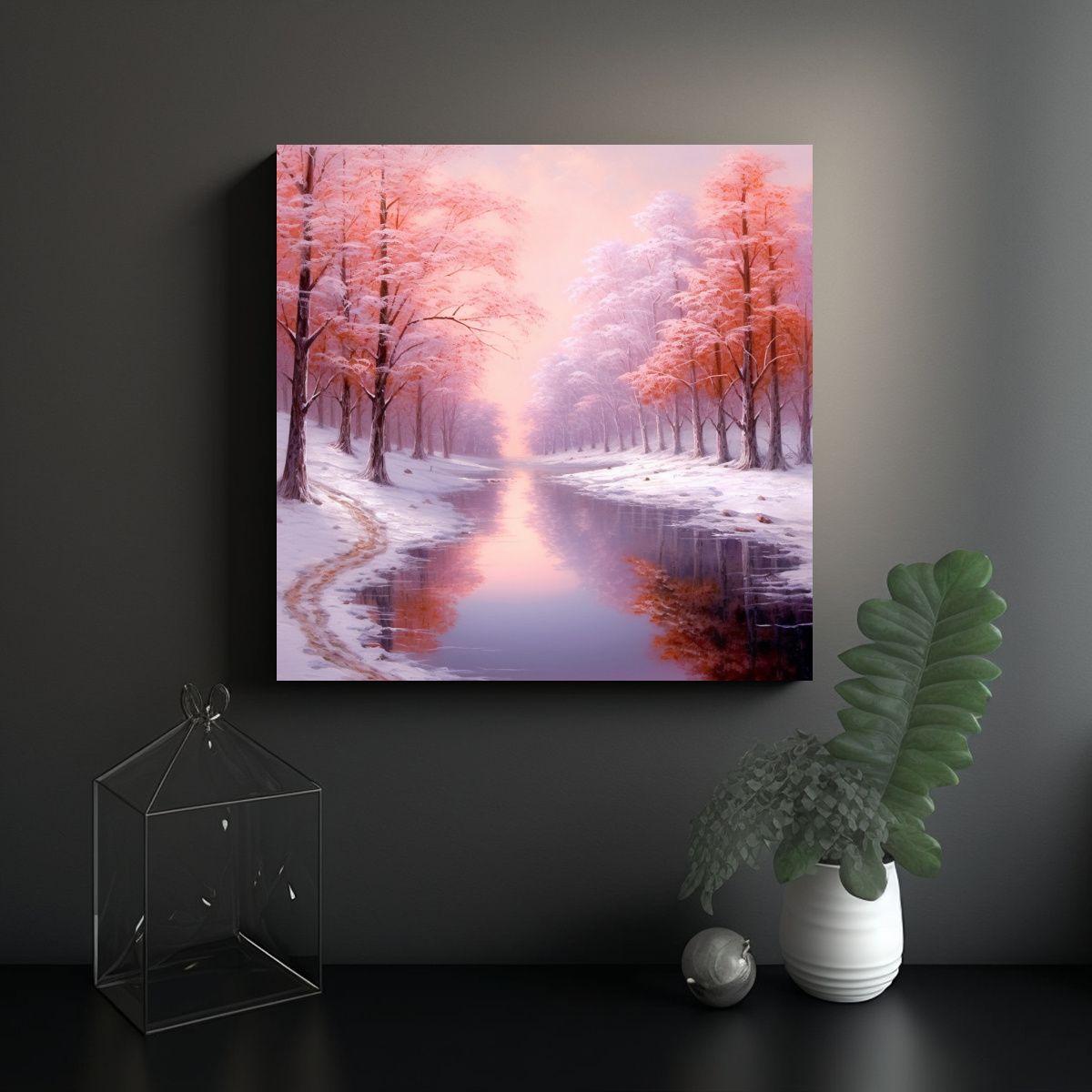 GENERICO - Pinturas Románticas De Visión Realista De 80x80 Cm