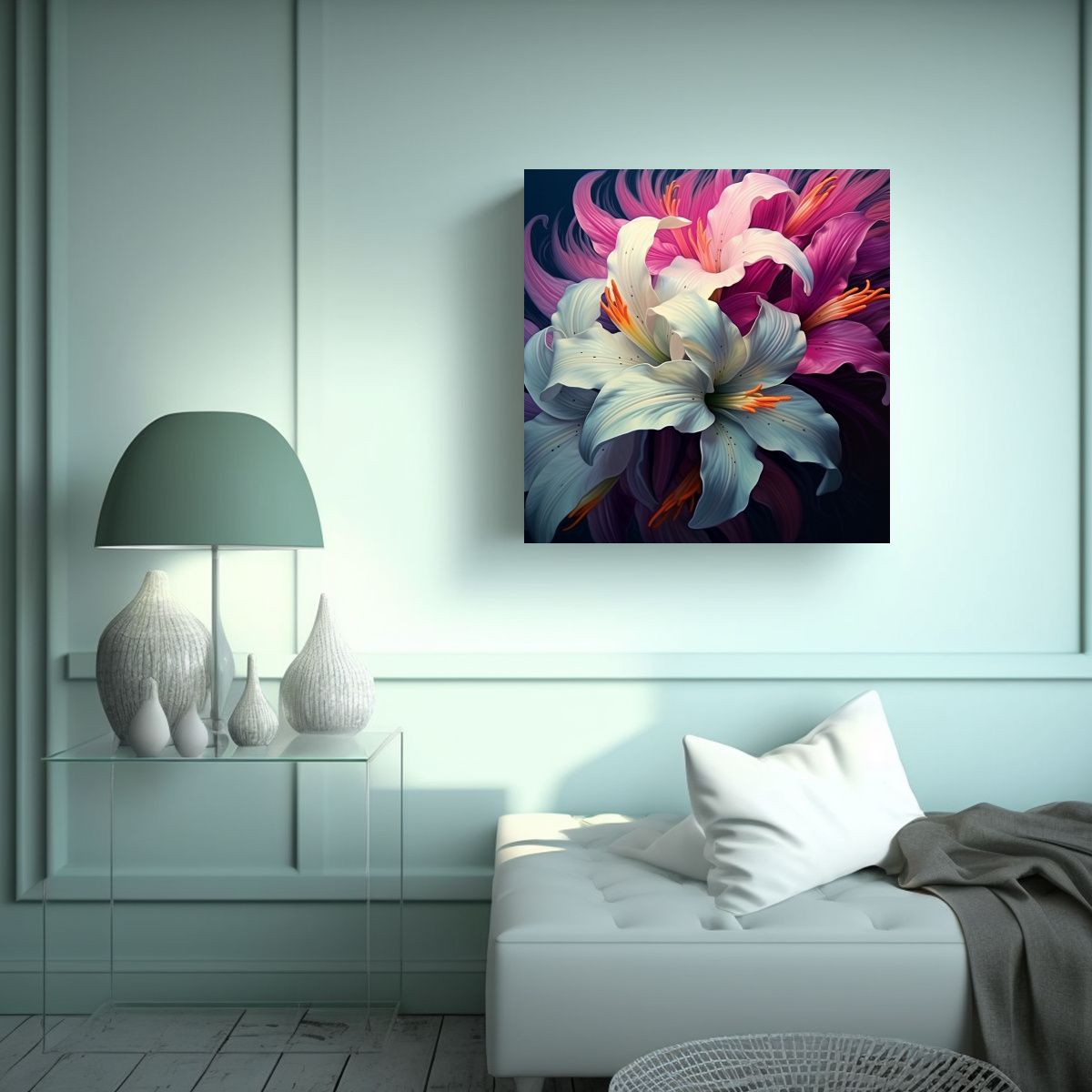 GENERICO - Cuadros Decorativos Vanguardia Estrellados Y 90x90 Cm.