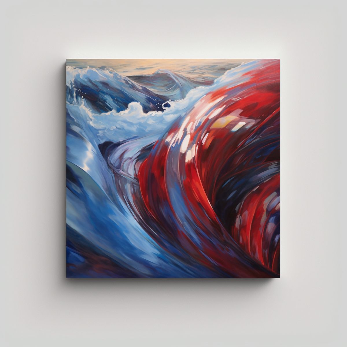 GENERICO - Cuadro En Bastidor Venta Enigmático Estilo Oleo 90x90 Cm