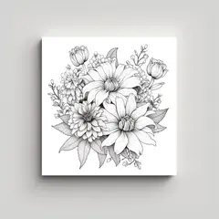 GENERICO - Composición Única De Decoración Libro De 90x90 Cm