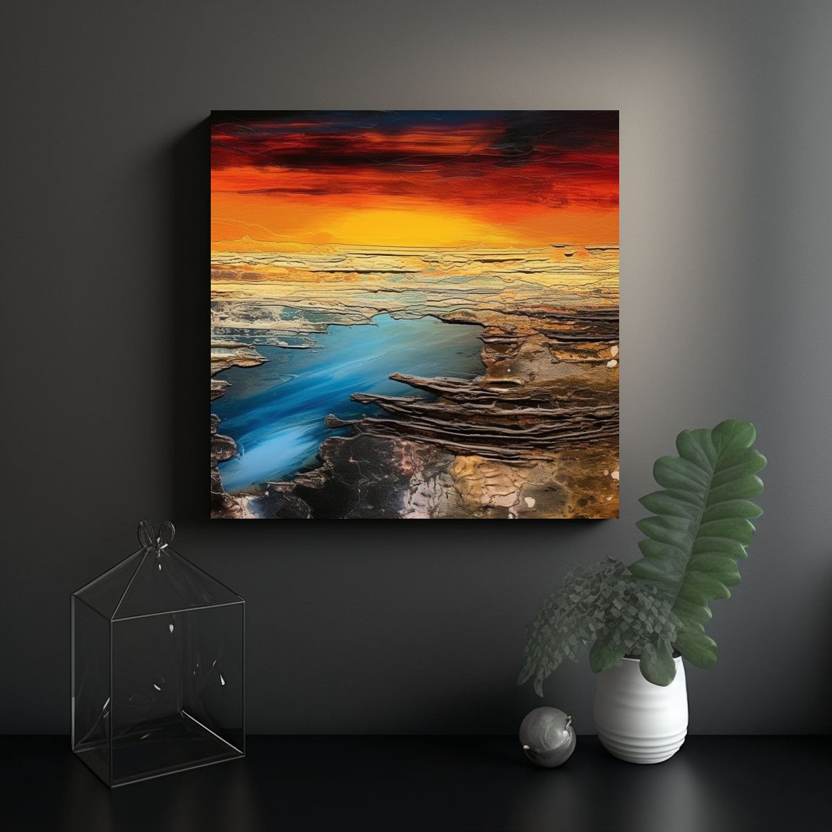 GENERICO - Cuadro Decorativo Fotografía Profesional Y 70x70 Cm