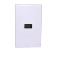 GENERICO - Tapa Muro HDMI 1 Puerto con Ángulo 90